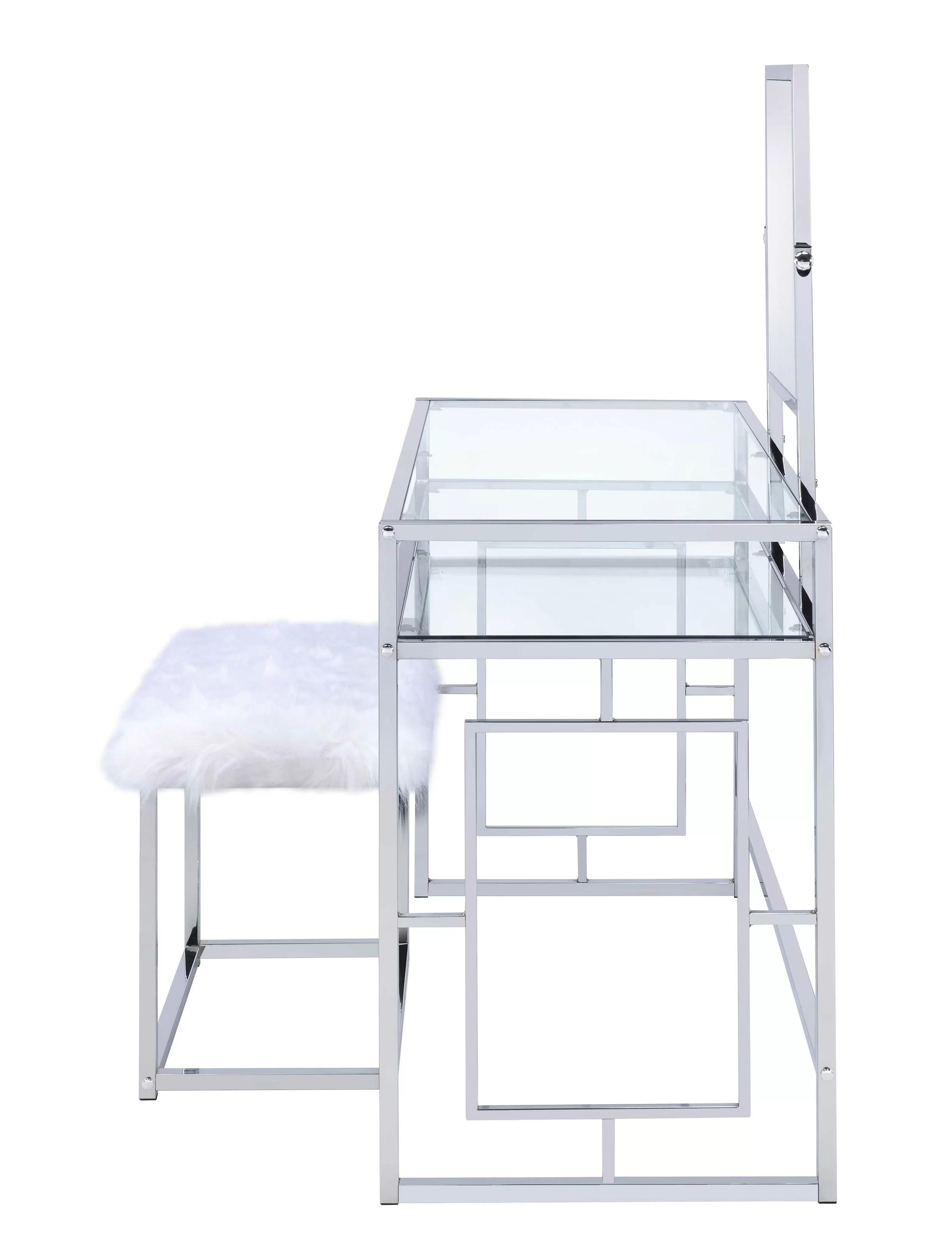 

    
90314-2pcs Acme Furniture Vanity desk &amp; stool
