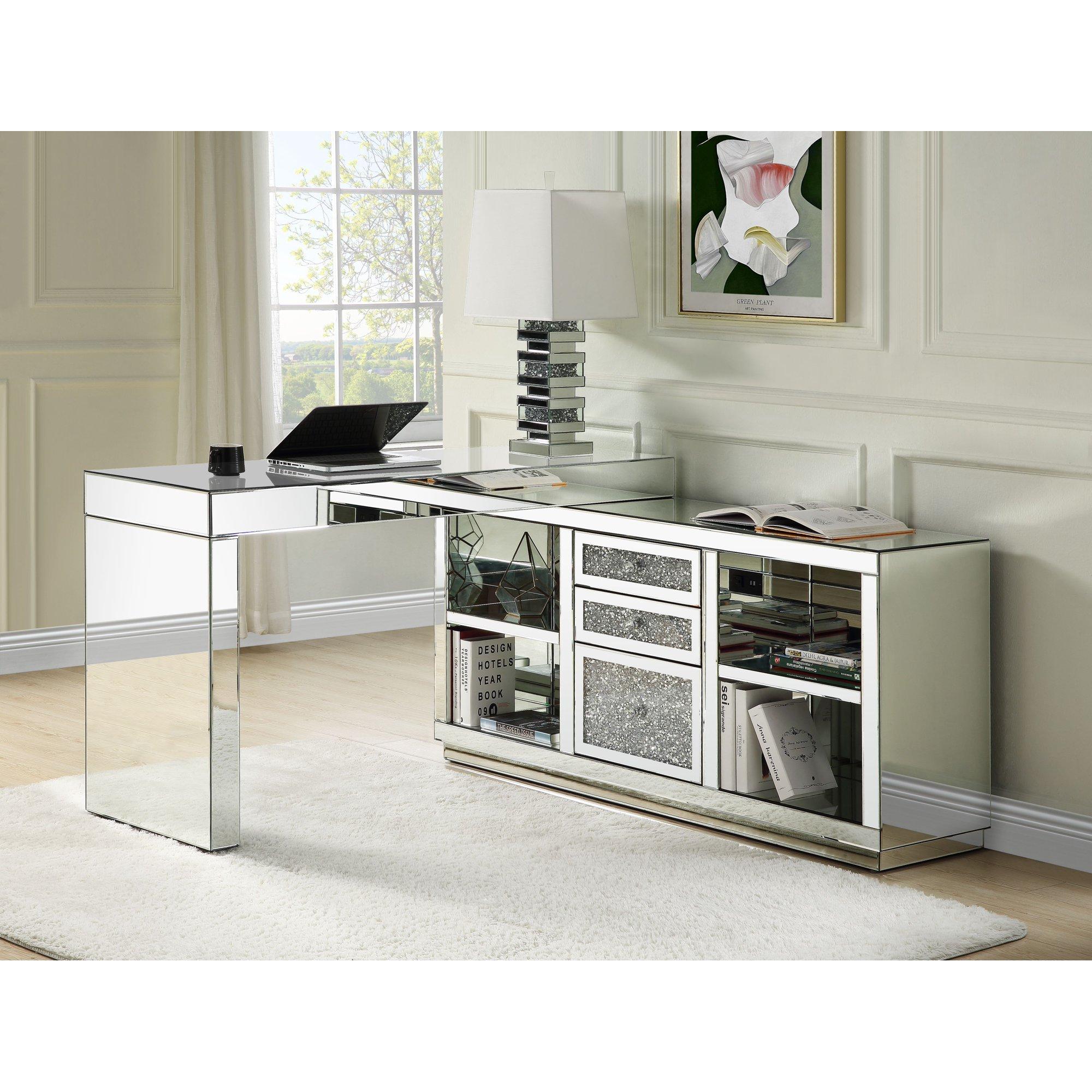 

                    
Acme Furniture Noralie Office Desk Mirrored/Clear  Purchase 
