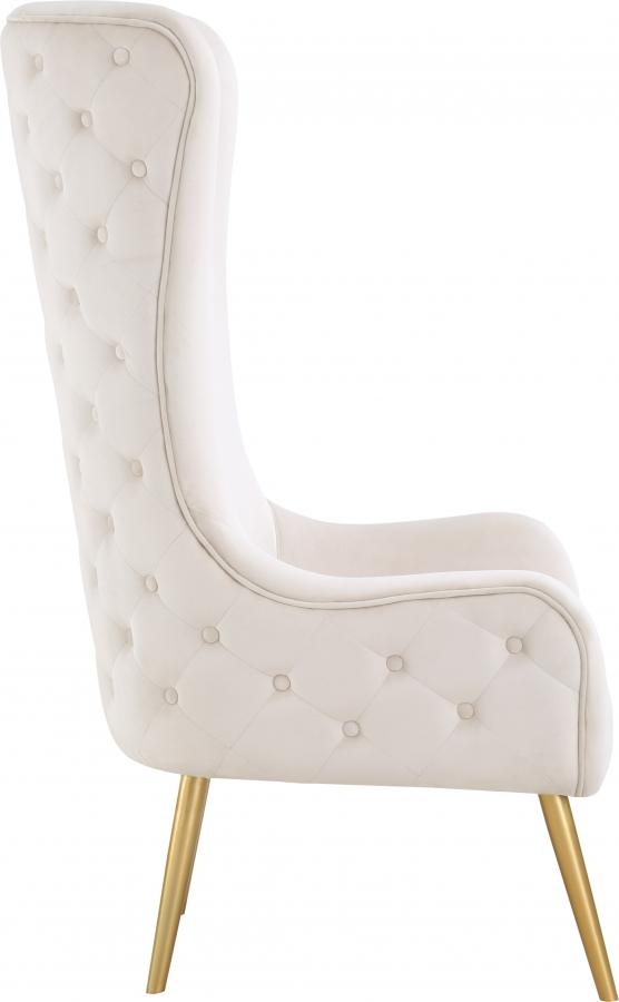 

                    
Meridian Furniture Alexander Accent Chair 536Cream Accent Chair Cream/Gold Velvet Purchase 
