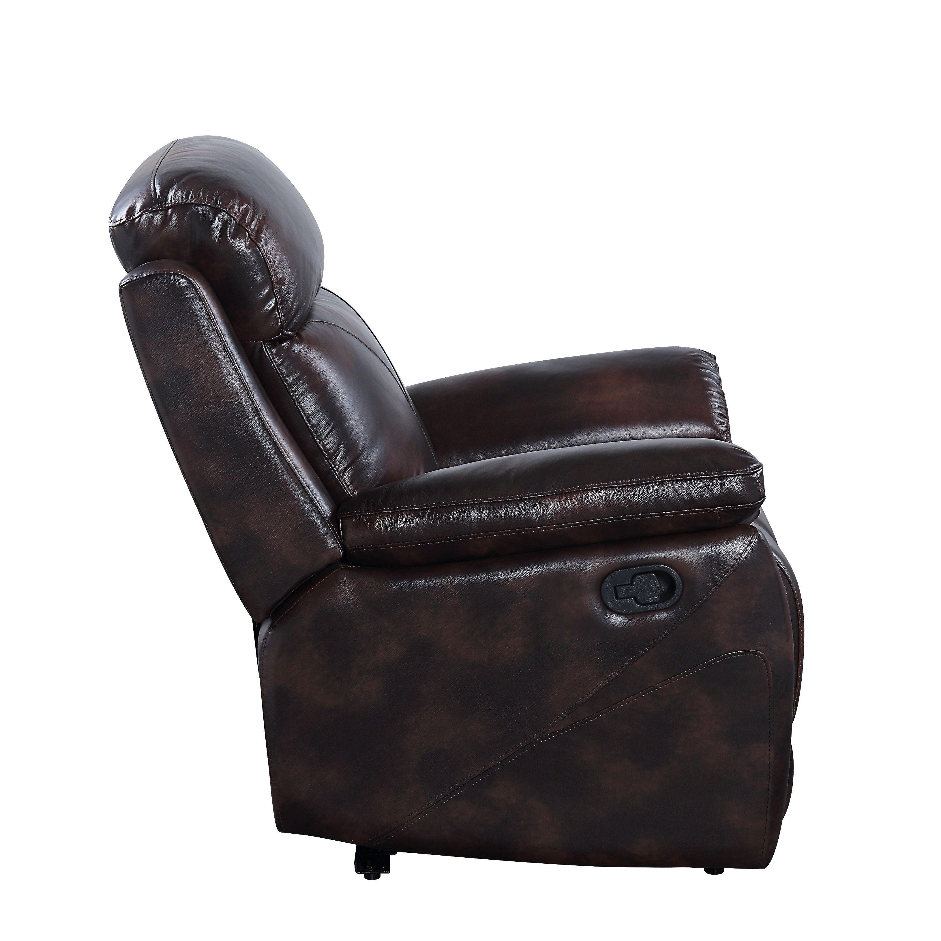 

                    
Acme Furniture Perfiel Recliner Dark Brown Leather Purchase 
