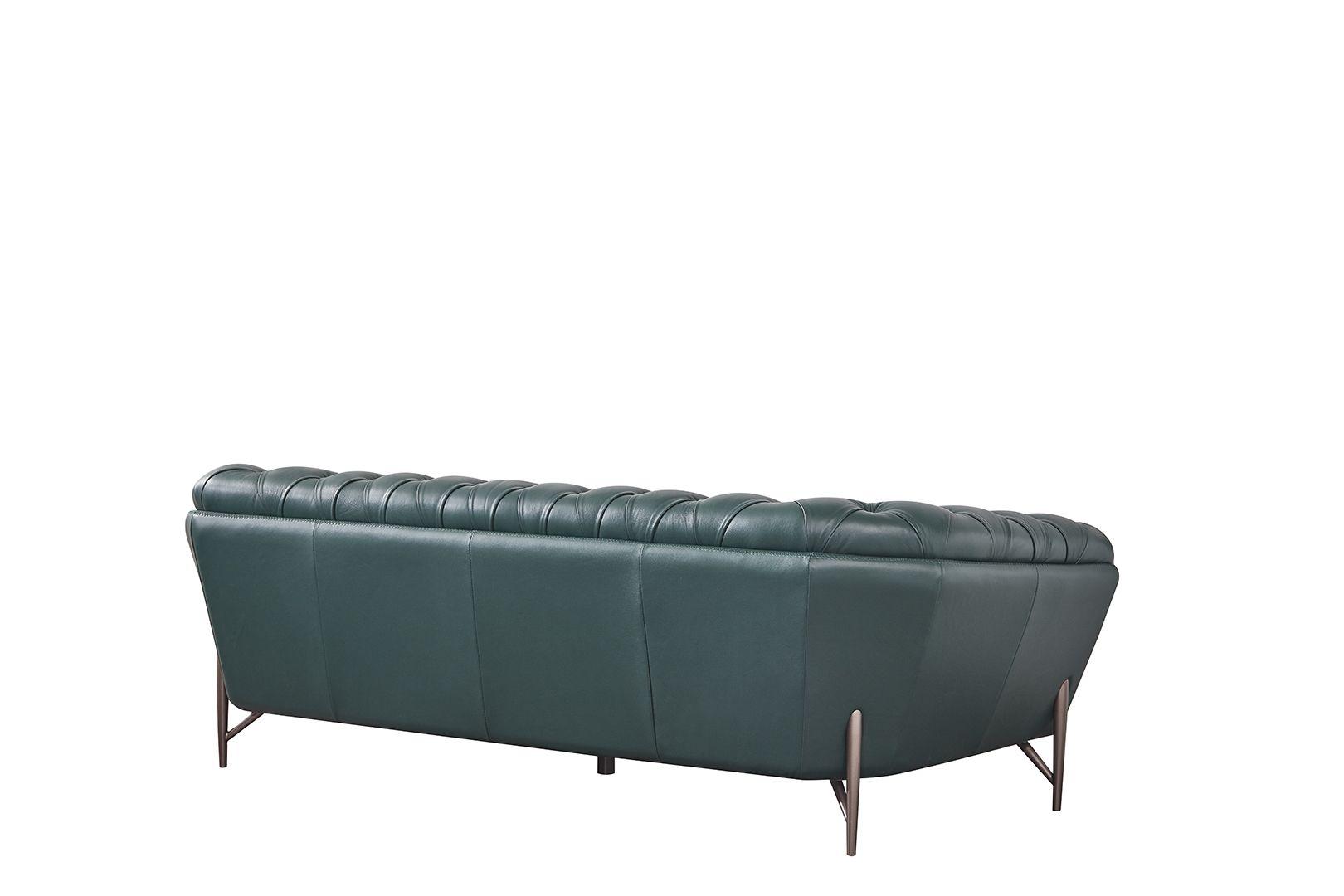 

                    
Buy Green Top-Grain Italian Leather Sofa Set 2Pcs EK8009-DGN American Eagle Classic
