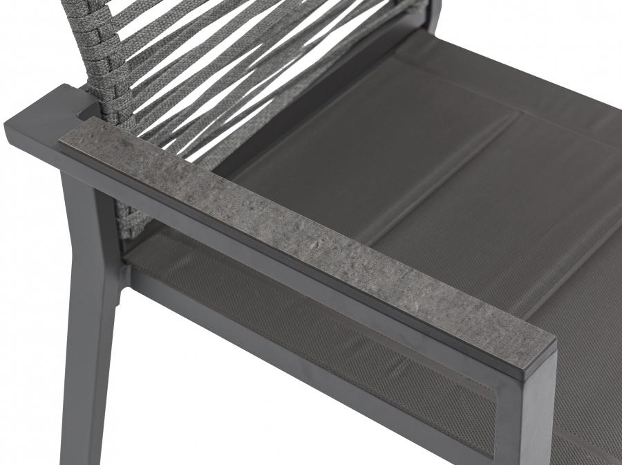 

                    
Buy Contemporary Dark Grey Aluminium Patio Arm Chairs Set 2PCS Meridian Furniture Maldives 343Grey-AC-2PCS
