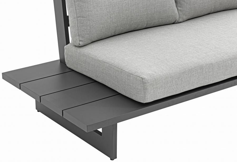 

    
 Photo  Contemporary Dark Grey/Grey Aluminium Patio Modular Sectional Sec4A Meridian Furniture Maldives 338Grey-Sec4A
