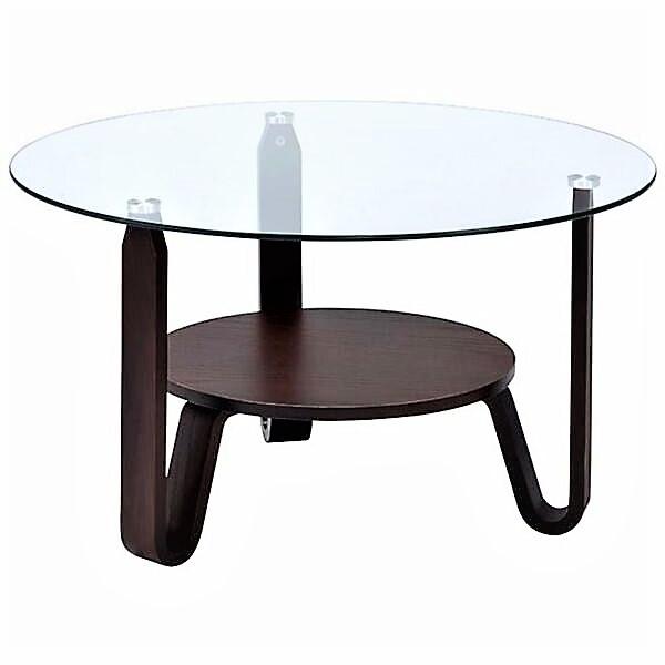 Contemporary Coffee Table Darby 81105 in Dark Walnut 