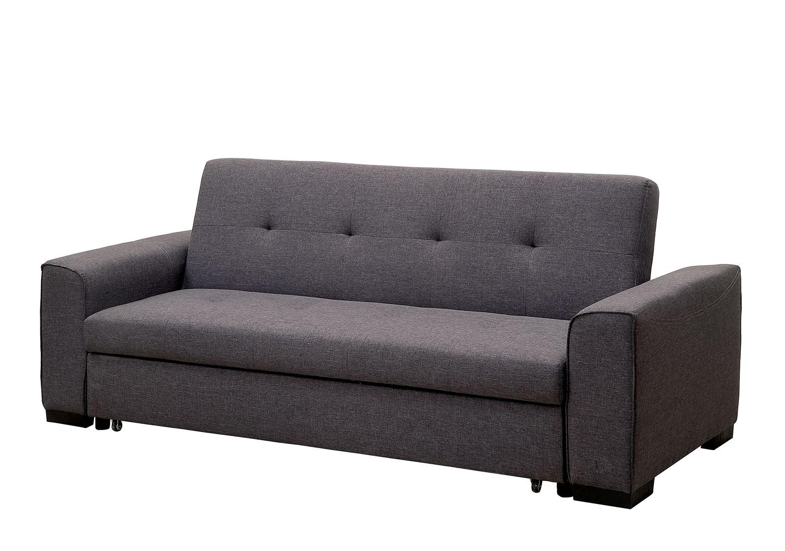 Contemporary Futon sofa REILLY CM2815 CM2815 in Gray 