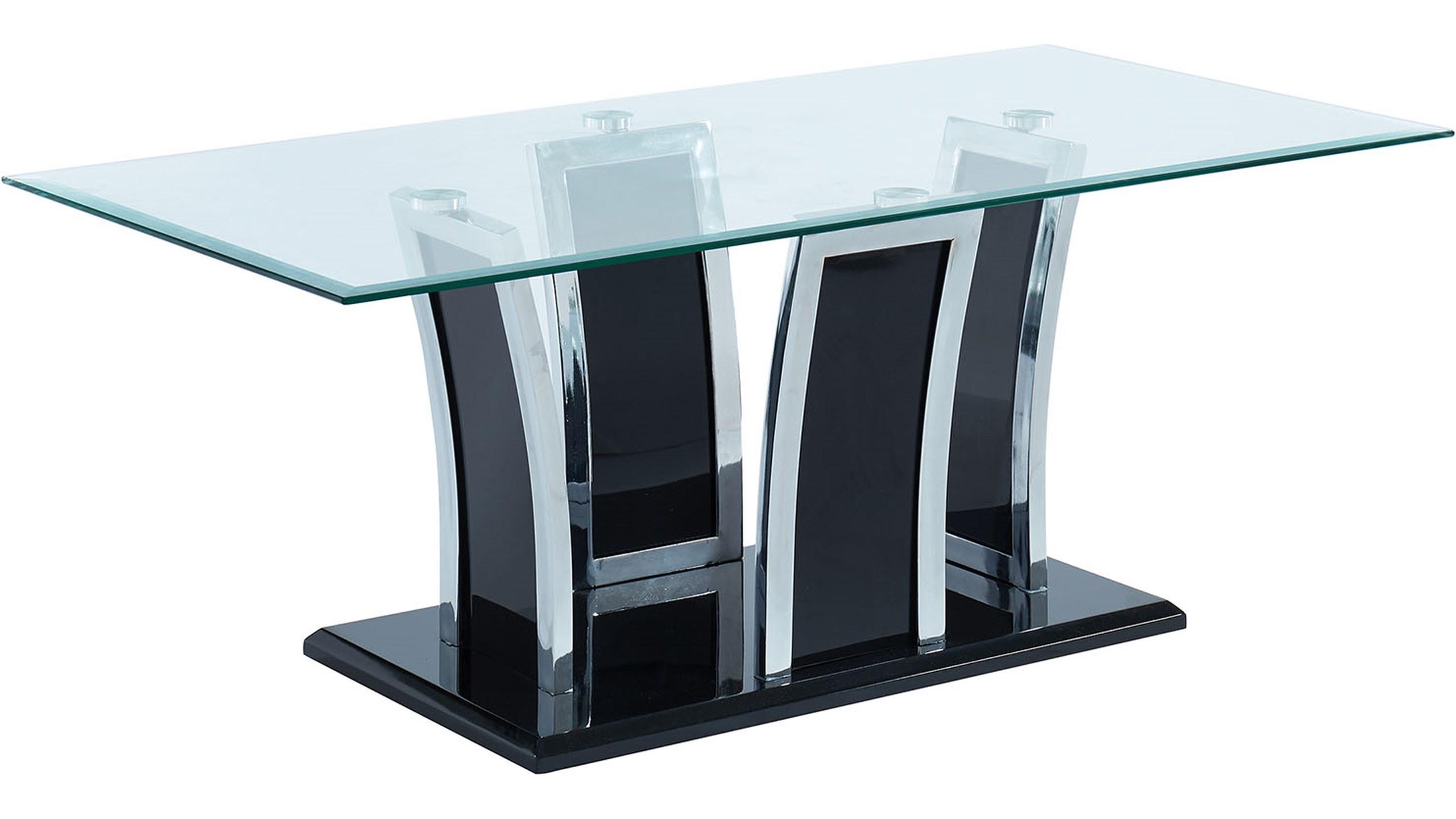 Contemporary Coffee Table CM4372BK-C Staten CM4372BK-C in Black 
