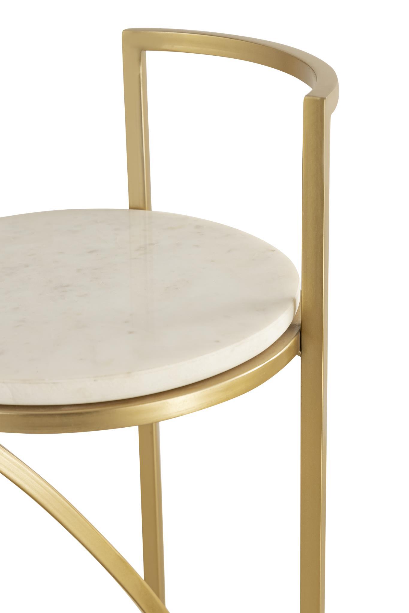 

    
Albany Living 4156 Drink Table 718852653144 Cocktail Table Marble/White/Gold 718852653144
