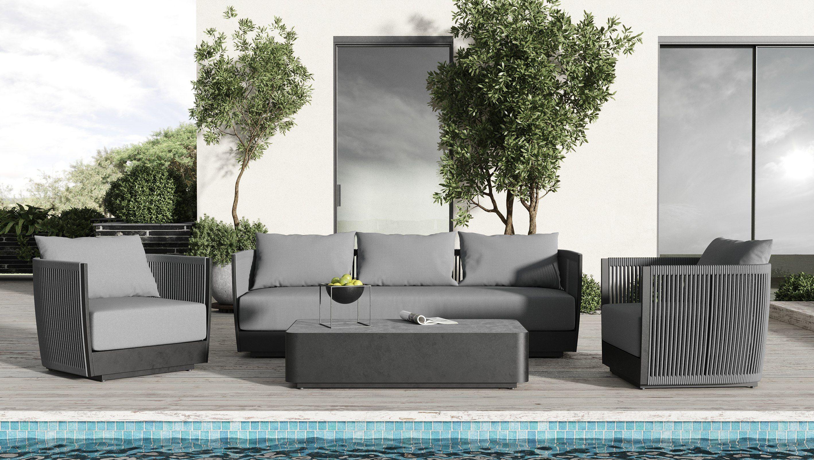 

    
Modern Gray Aluminum Outdoor Conversation Set 4PCS VIG Furniture Renava Bali VGGE-P-S0392-BLK-SET-4PCS
