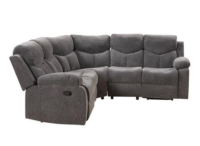 

    
Acme Furniture Kalen Sectional Sofa Gray 54135-3pcs

