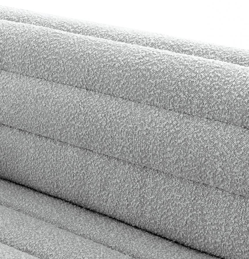 

                    
Meridian Furniture Cascade Sofa 191Grey-S Sofa Gray Boucle Fabric Purchase 
