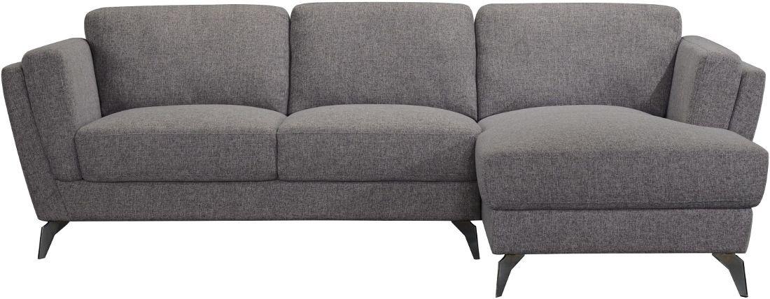 

    
Contemporary Gray Fabric Sectional Sofa by Acme Beckett 57155-2pcs
