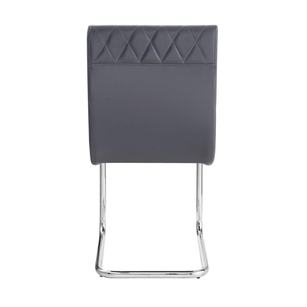 

    
Acme Furniture Ansonia Dining Chair Set Gray 77832-2pcs

