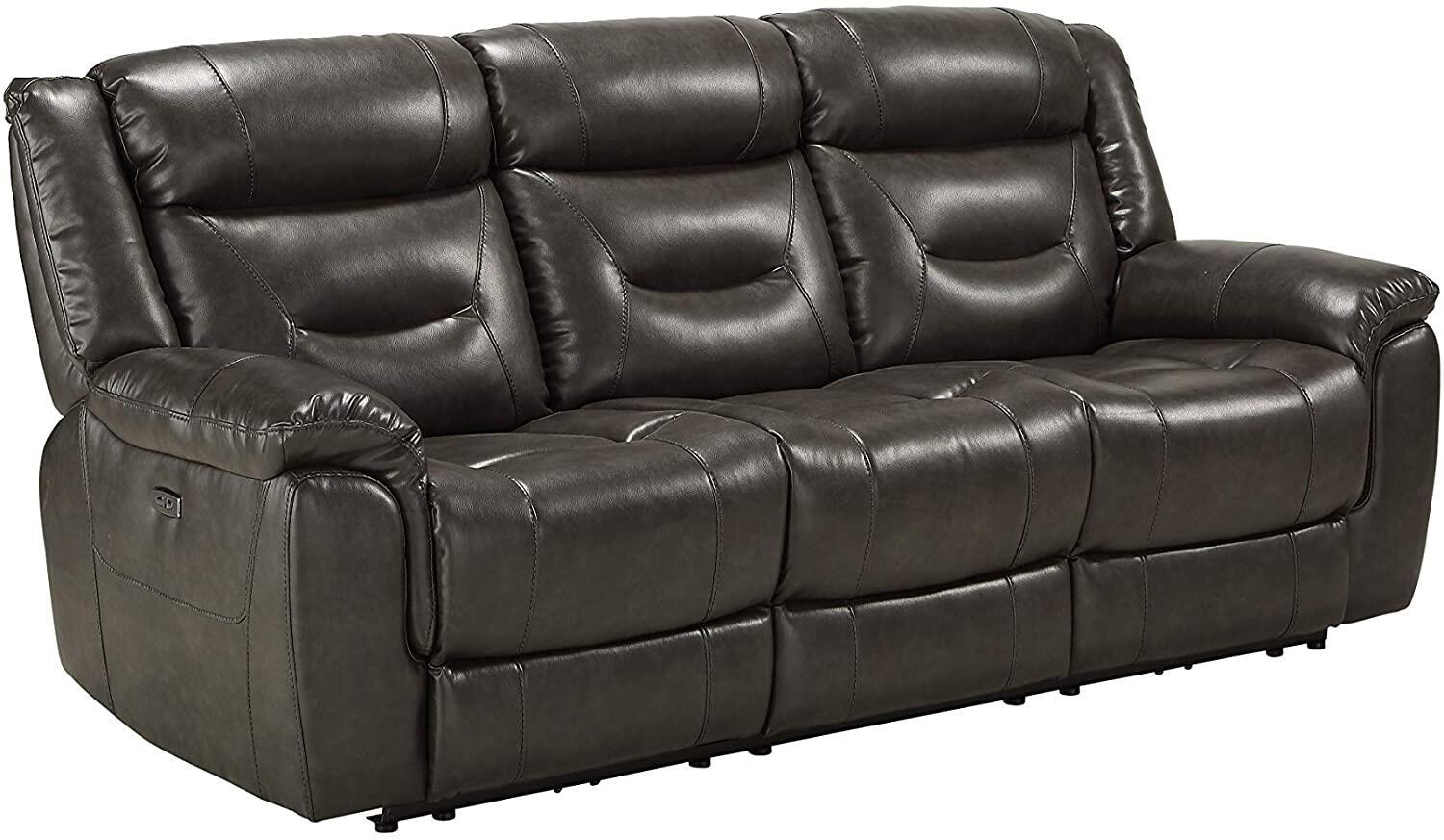 

    
Acme Furniture Imogen Power Sofa Loveseat and Recliner Gray 54805-3pcs
