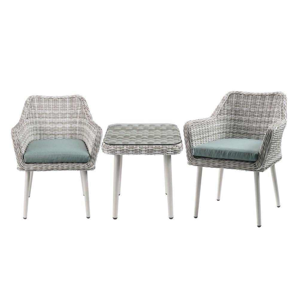

    
Contemporary Gray Resin Wicker Outdoor Bistro Set 3PCS Acme Furniture Tashay 45005-3PCS
