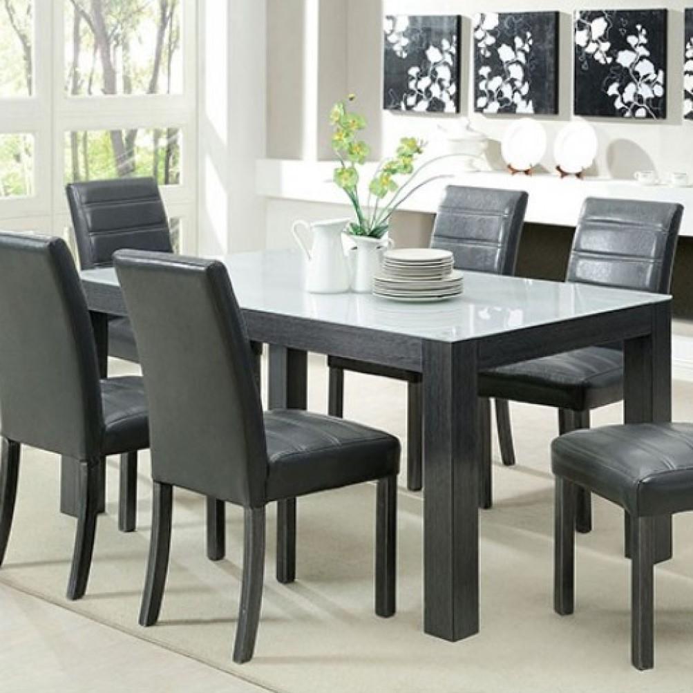 

    
Furniture of America Elise Dining Table CM3553GY-T Dining Table Gray CM3553GY-T
