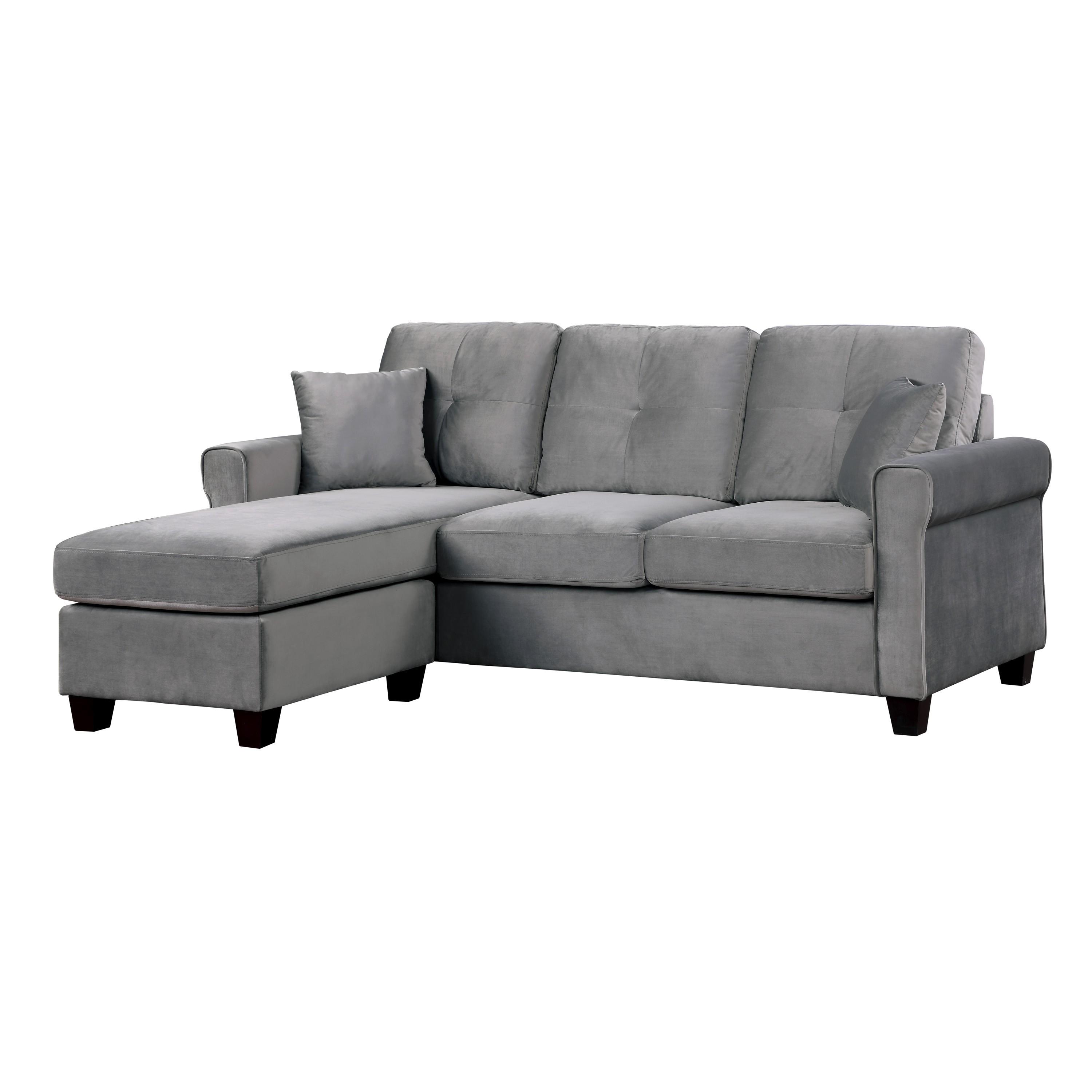 

                    
Homelegance 9411GY-3SC Monty Sofa Chaise Gray Polyester Purchase 
