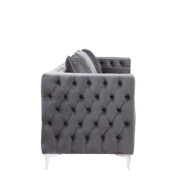 

                    
Acme Furniture Bovasis Sofa Gray Velvet Purchase 
