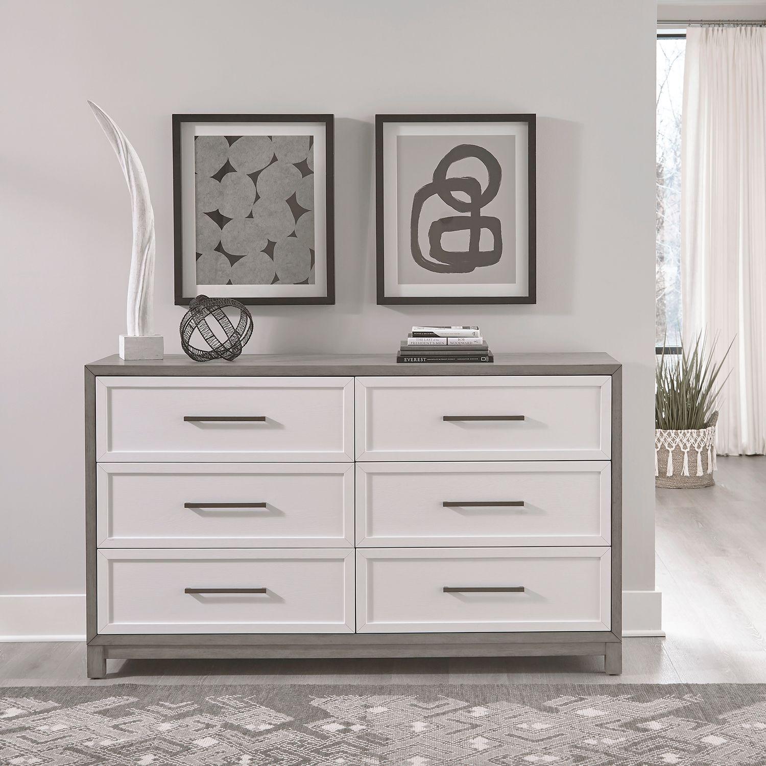 

    
Liberty Furniture Palmetto Heights (499-BR) Double Dresser White/Gray 499-BR31
