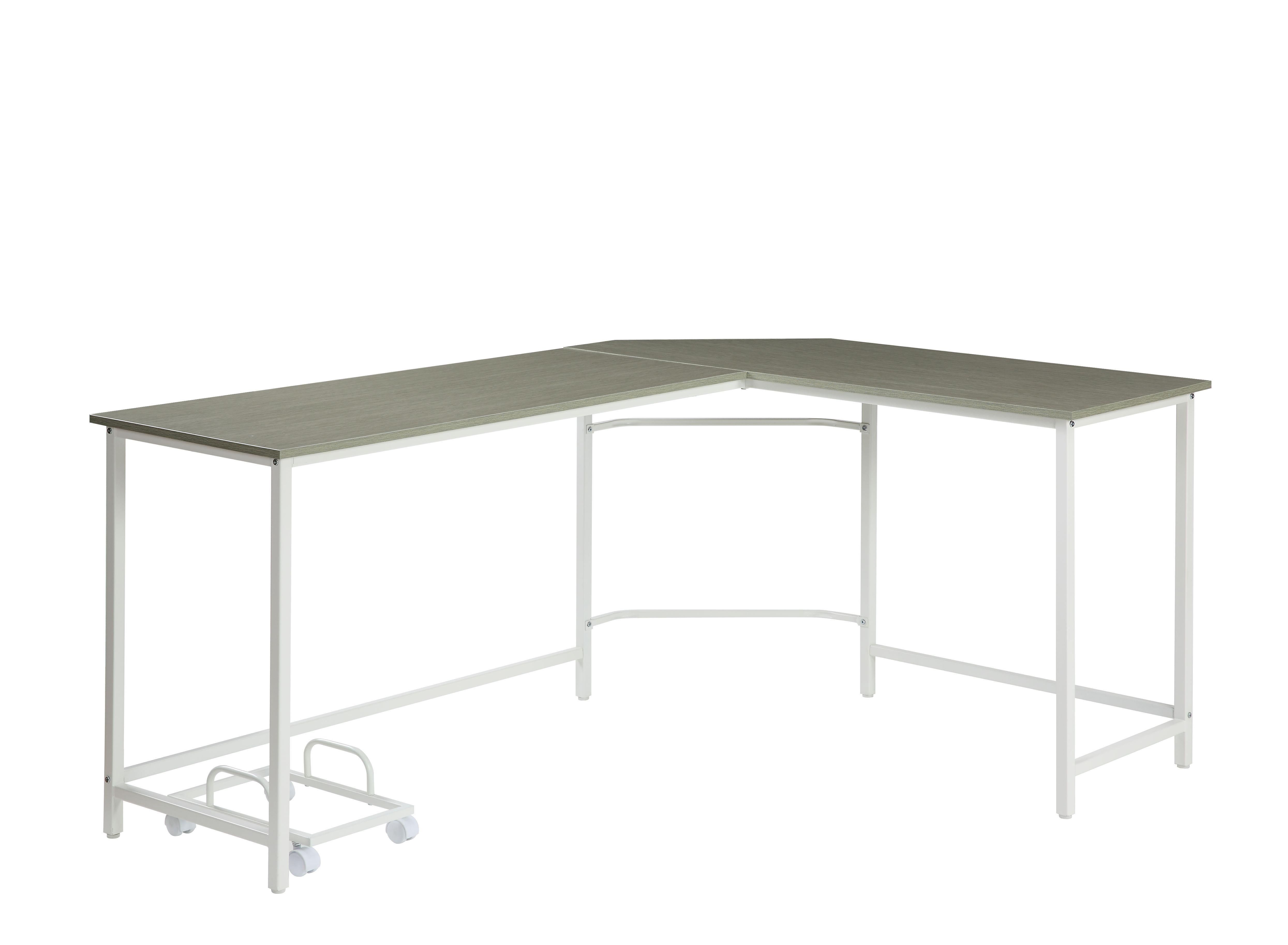 

    
Contemporary Gray & White Finish Home Office Desk by Acme OF00043 Dazenus
