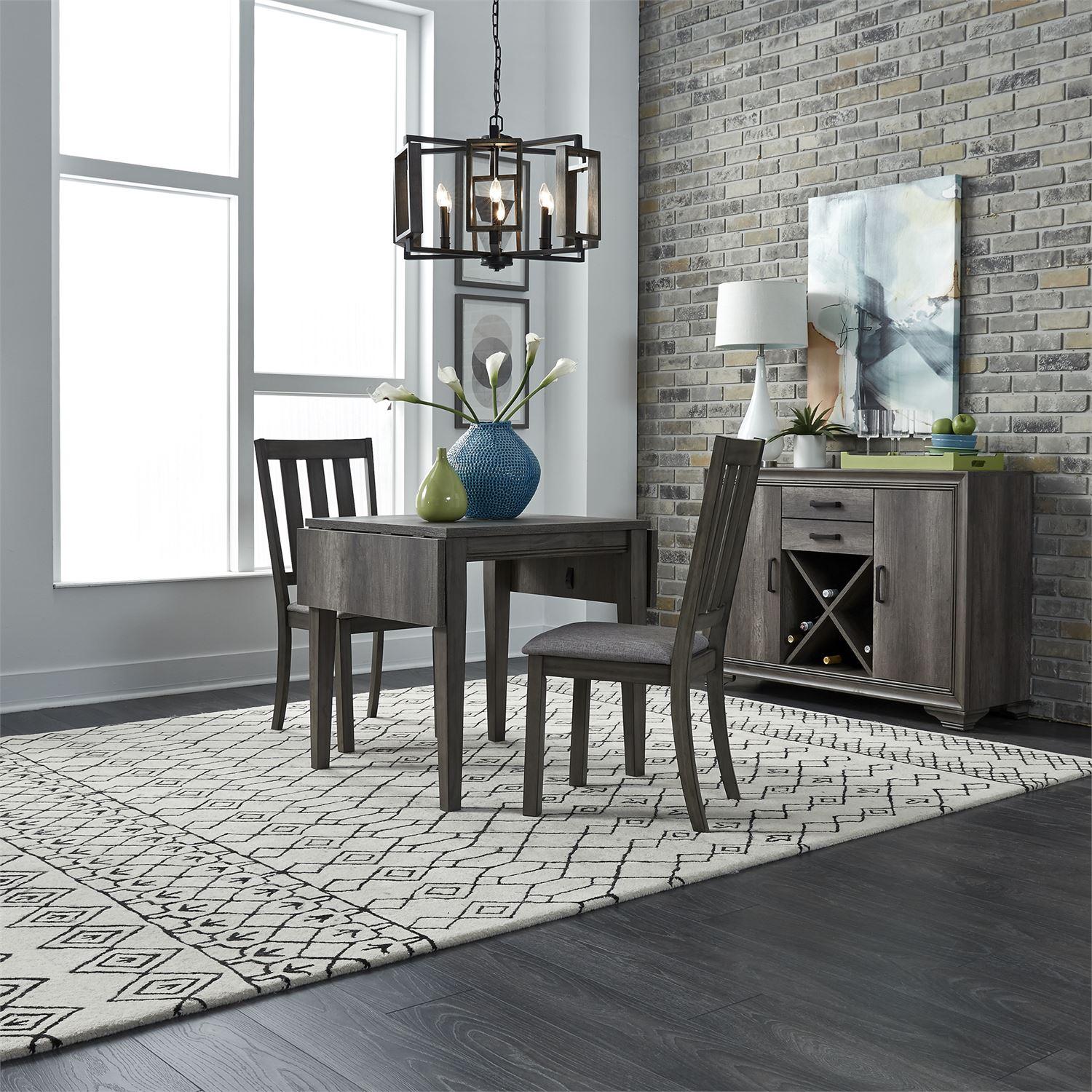 Contemporary Dining Room Set Tanners Creek  (686-CD) Dining Room Set 686-CD-3DLS in Gray 