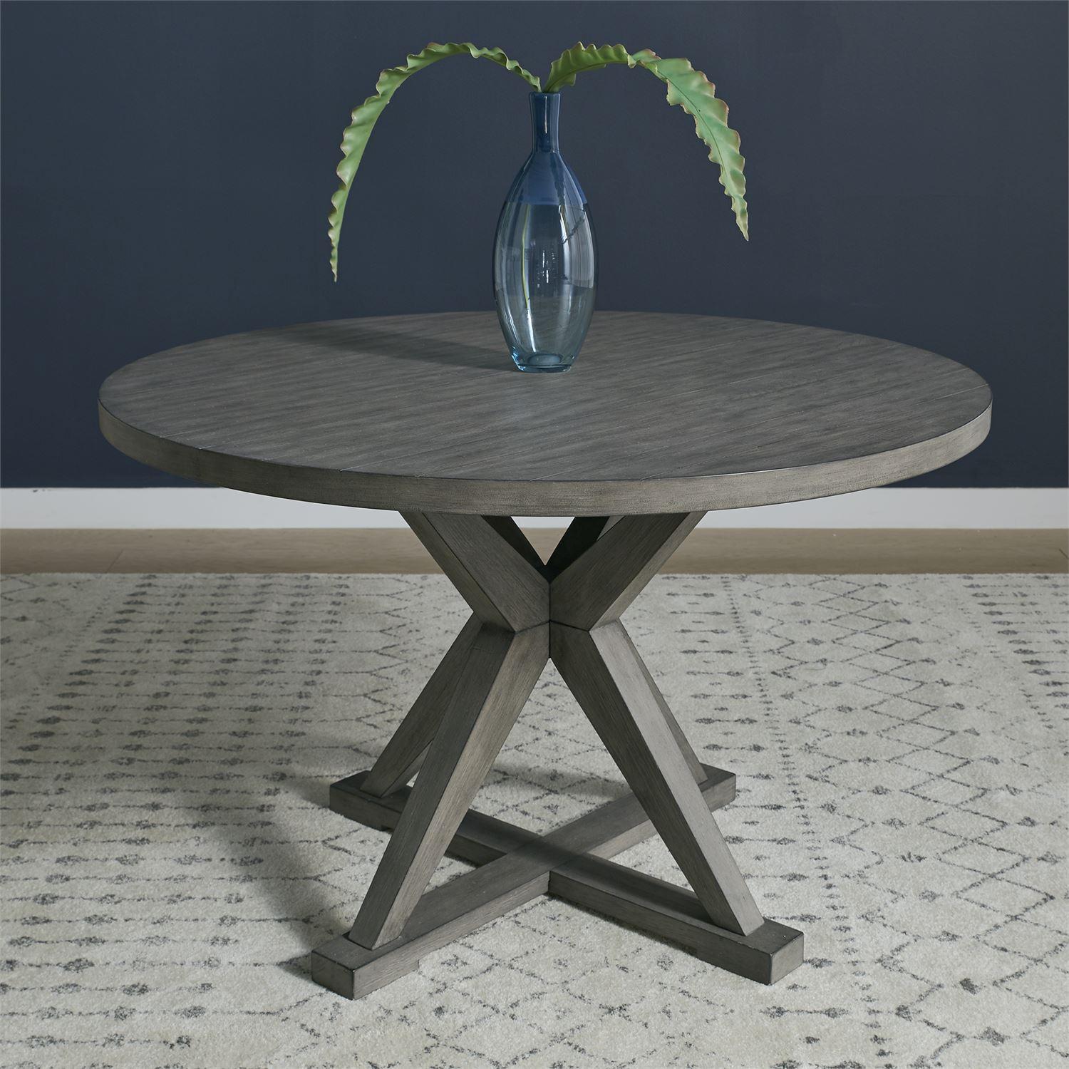 

    
Contemporary Gray Wood Dining Table 530-T4848 Liberty Furniture
