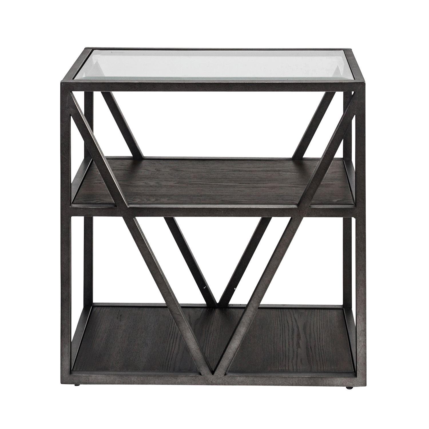 

    
Contemporary Gray Wood End Table 37-OT1021 Liberty Furniture
