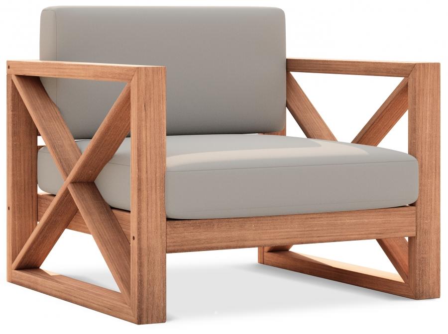 

    
 Order  Contemporary Grey Wood Fabric Patio Sofa Set-3PCS Meridian Furniture Anguilla 352Grey-S-3PCS
