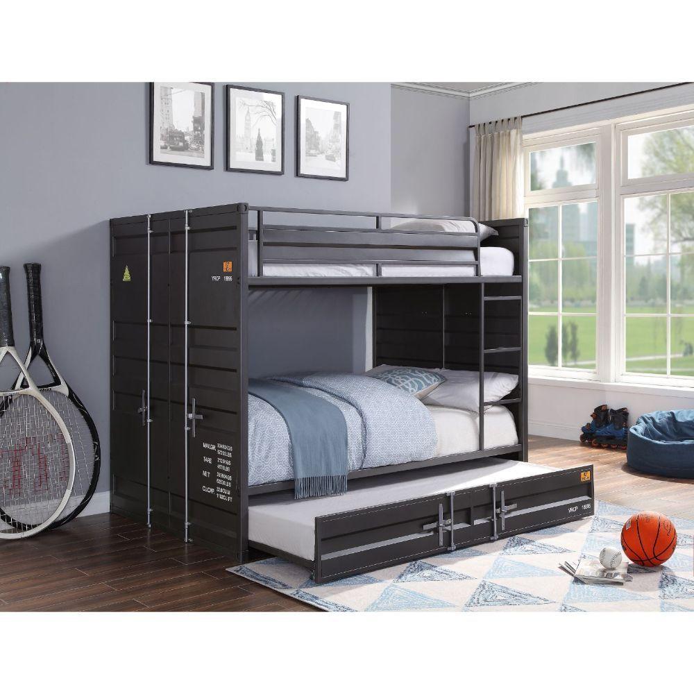 

                    
Acme Furniture Cargo 37895 Bunk Bed Gunmetal  Purchase 
