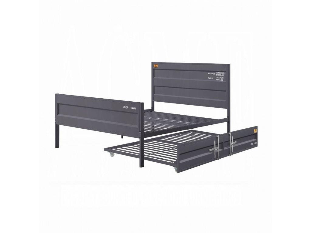 

    
Contemporary Gunmetal Full Size Trundle by Acme Cargo 37892
