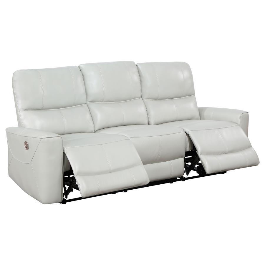 

    
 Order  Contemporary Ivory Wood Power Reclining Living Room Set 2PCS Coaster Greenfield 610261P
