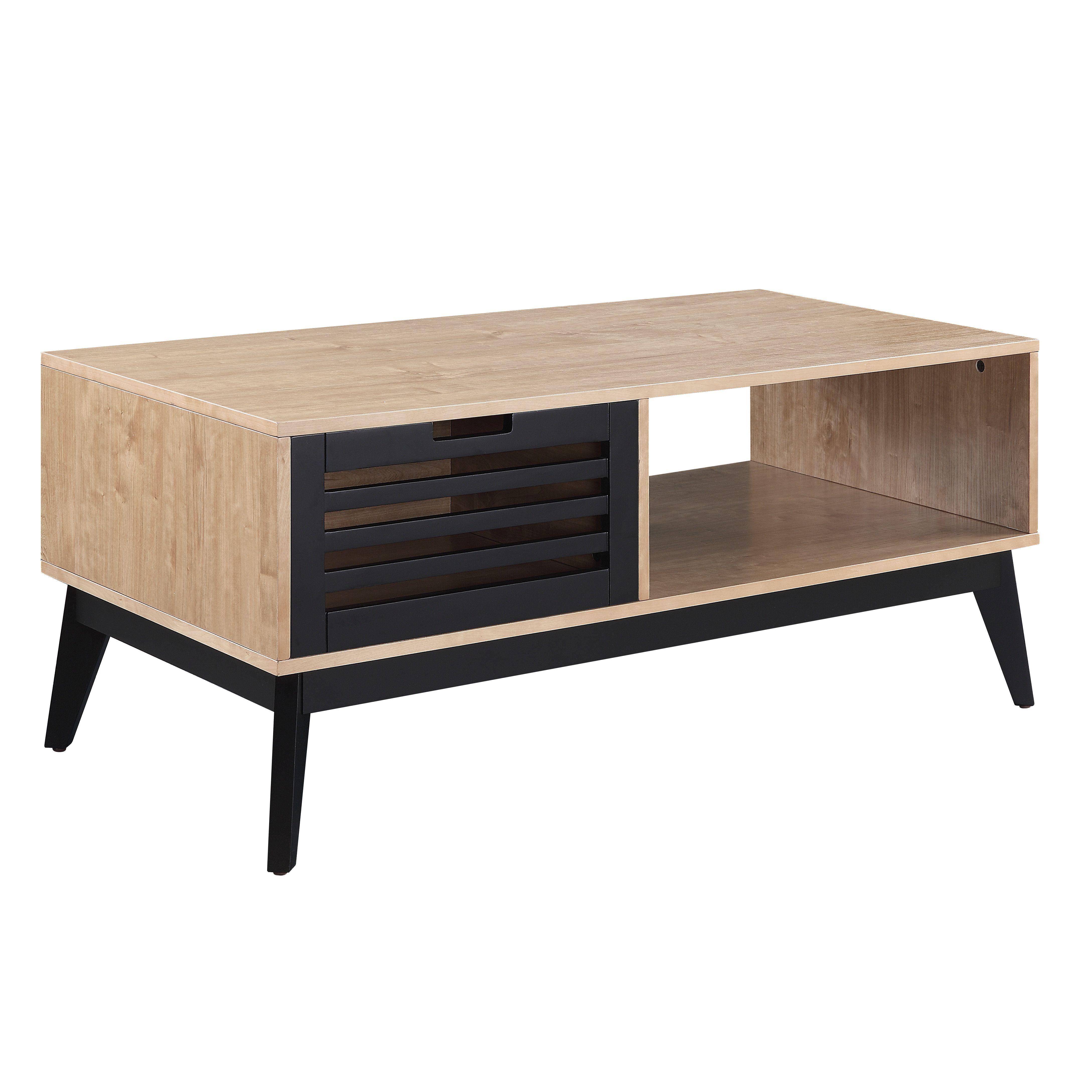 Contemporary Coffee Table Gamaliel LV00859 in Natural 