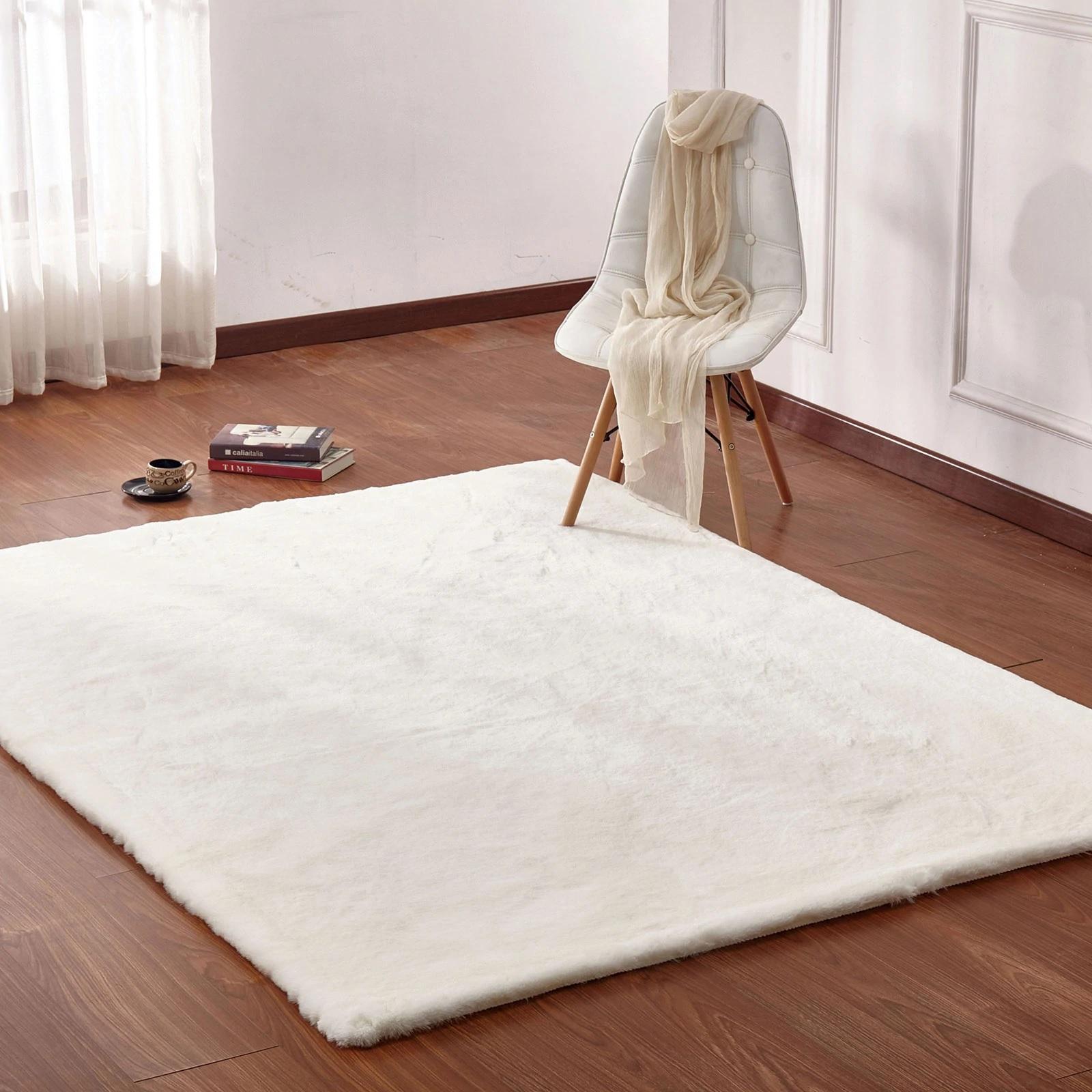 

    
Contemporary Off-White Polyester 5'3"x7'6" Area Rug Furniture of America RG4144 Caparica
