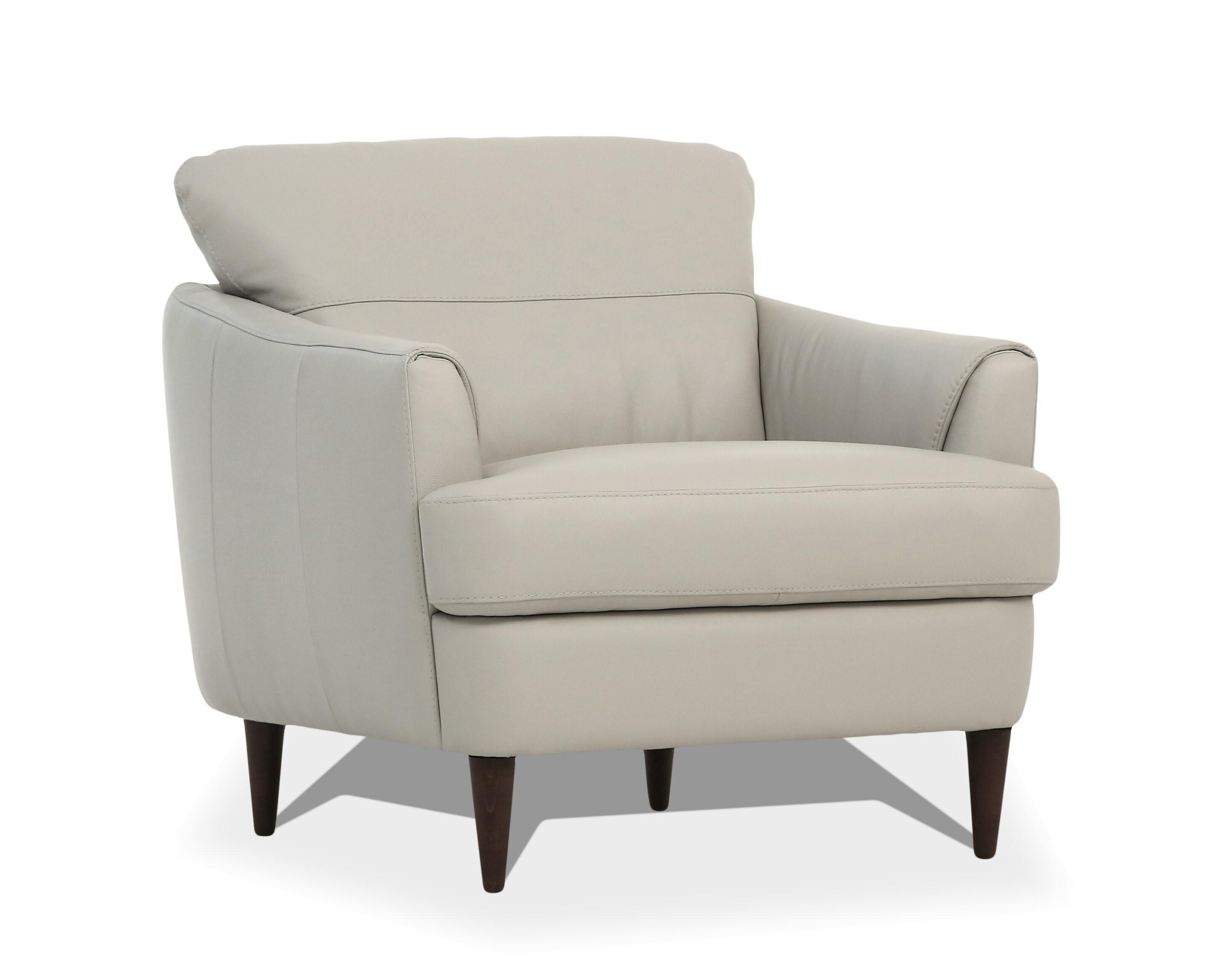 Contemporary Chair Helena 54577 in Pearl Leather