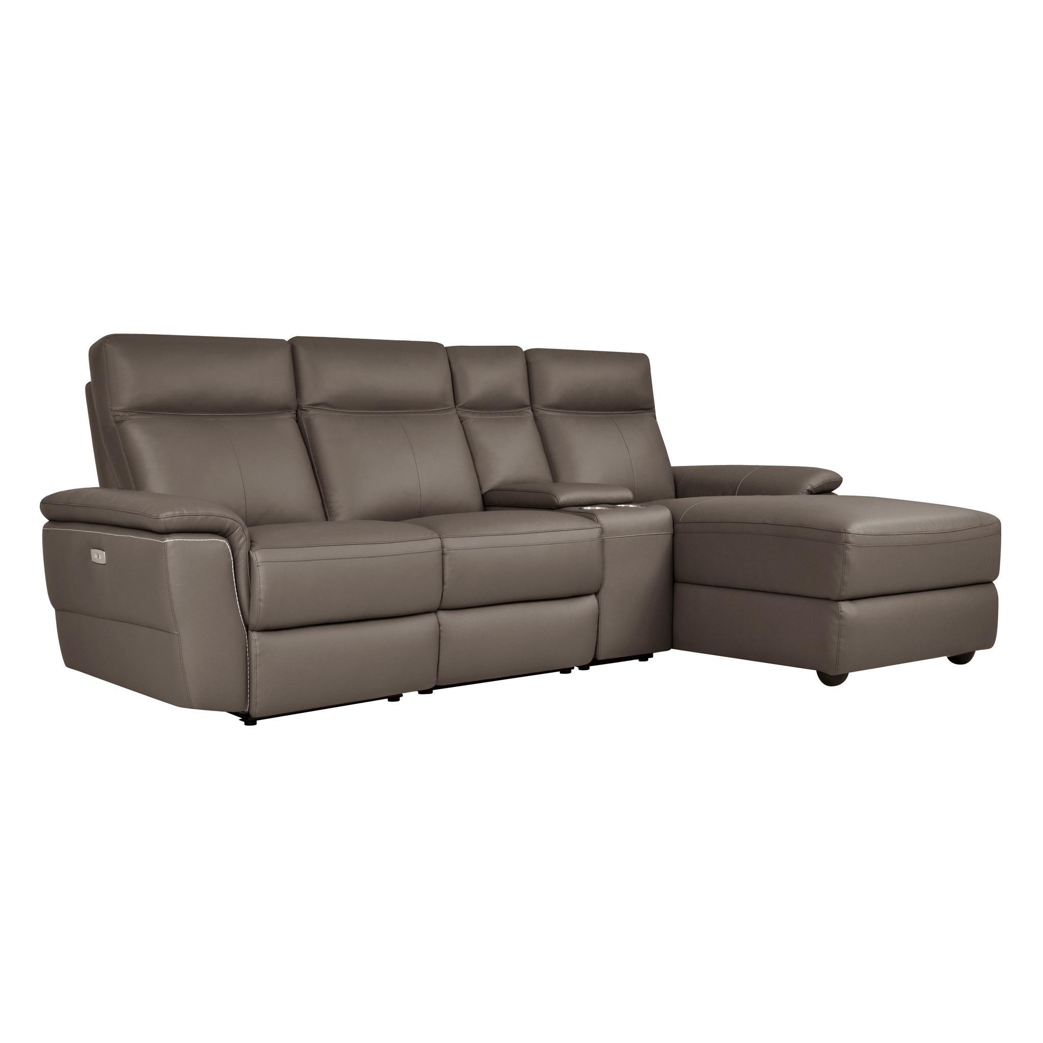 

    
Homelegance 8308*4LC5ROlympia Power Reclining Sectional Brown 8308*4LC5R
