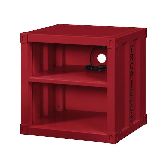 

    
Acme Furniture Cargo Bedroom Set Red 35945F-3pcs
