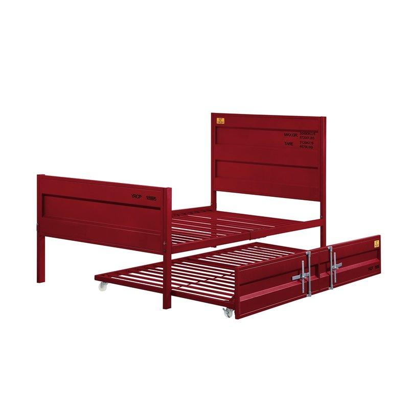 

    
Contemporary Red Twin Size Trundle by Acme Cargo 37912
