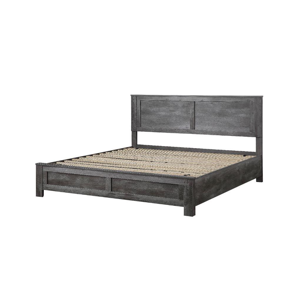 

    
Acme Furniture Vidalia Bedroom Set Dark Gray 27317EK-NS-5pcs
