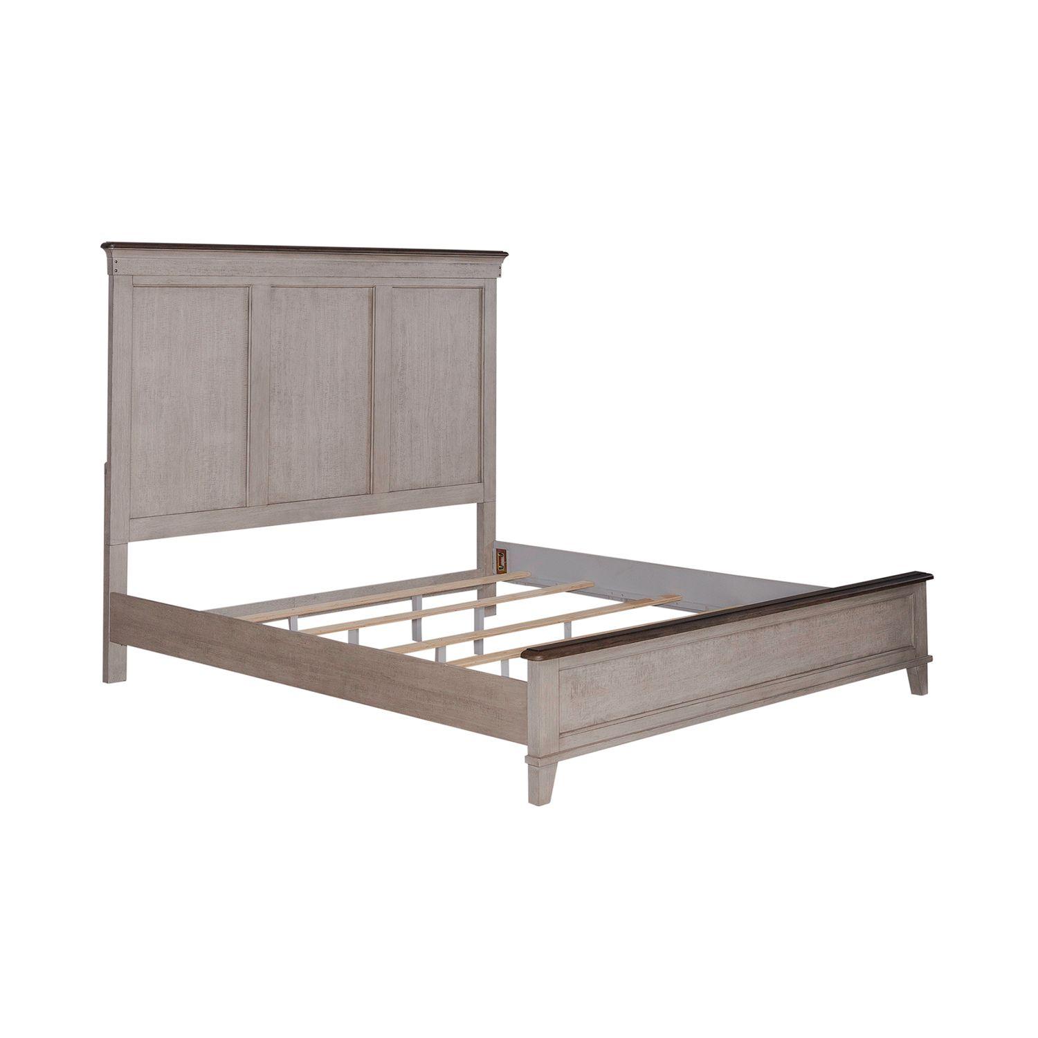 

    
Liberty Furniture Ivy Hollow (457-BR) Panel Bedroom Set Taupe 457-BR-QPBDM
