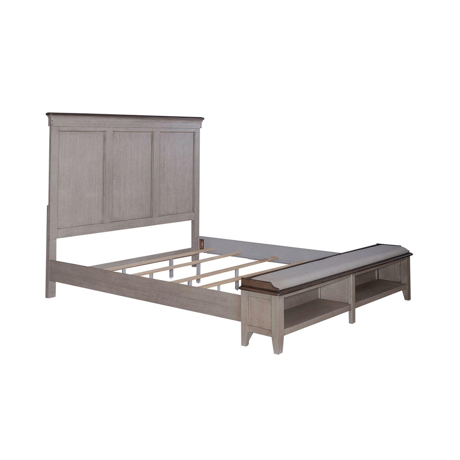 

    
Contemporary Taupe Queen Storage Bed Ivy Hollow (457-BR) Liberty Furniture
