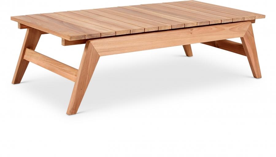 

    
Contemporary Teak Wood Patio Coffee Table Meridian Furniture Tahiti 351-CT
