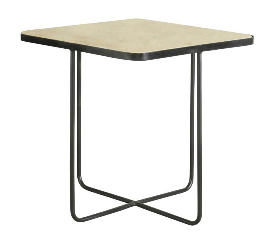 Contemporary Accent Table 935855 935855 in Beige 