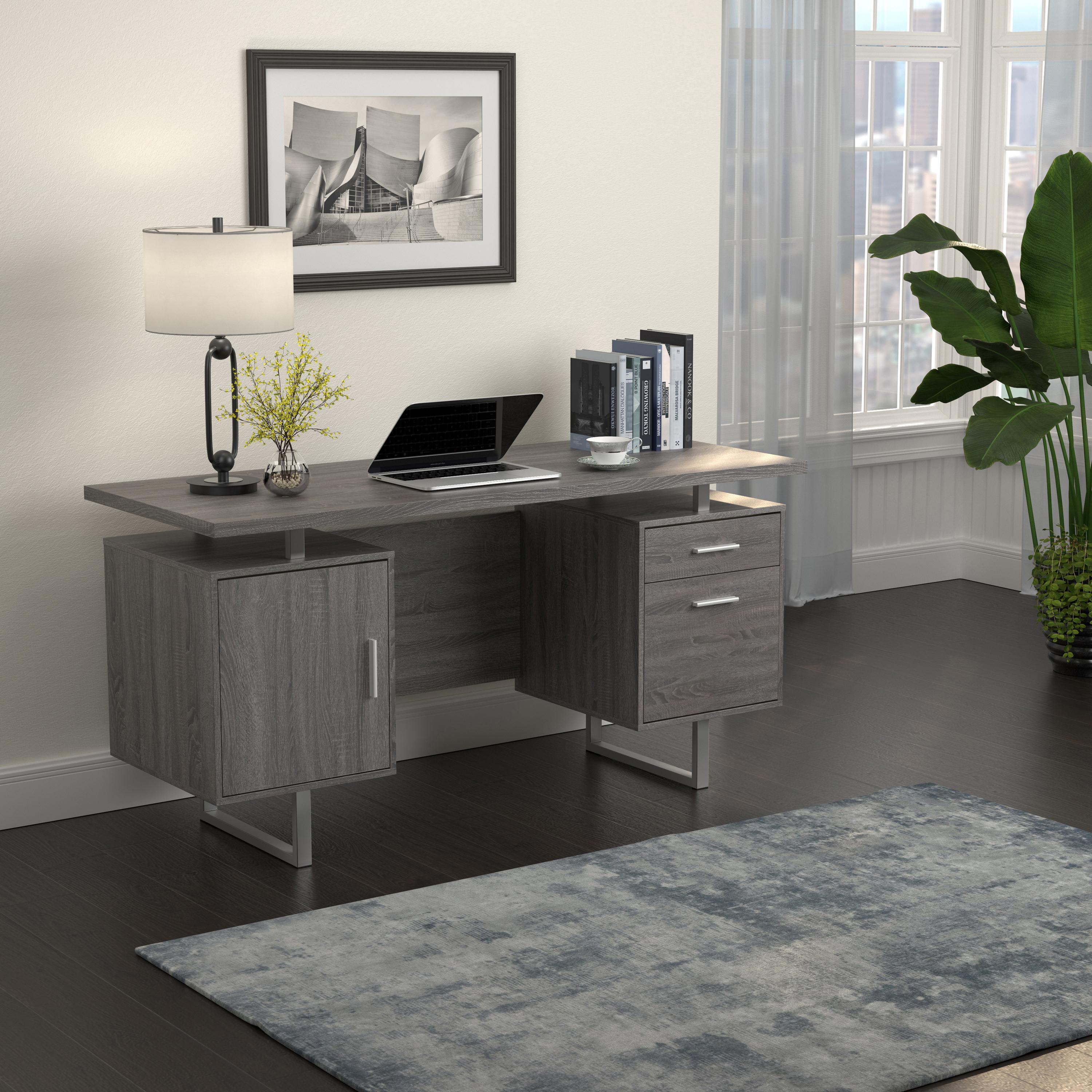 

    
800521 Contemporary Weathered Gray Wood Office Desk Coaster 800521 Lawtey
