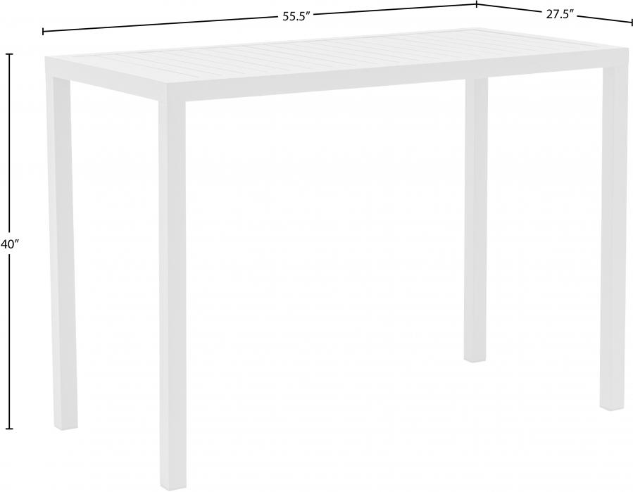 

    
65654987987987Maldives Patio Rectangle Bar Table 344White-T Outdoor Bar Table
