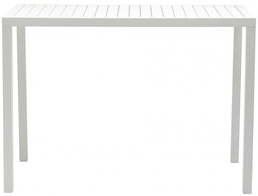 

    
344White-T Meridian Furniture Outdoor Bar Table

