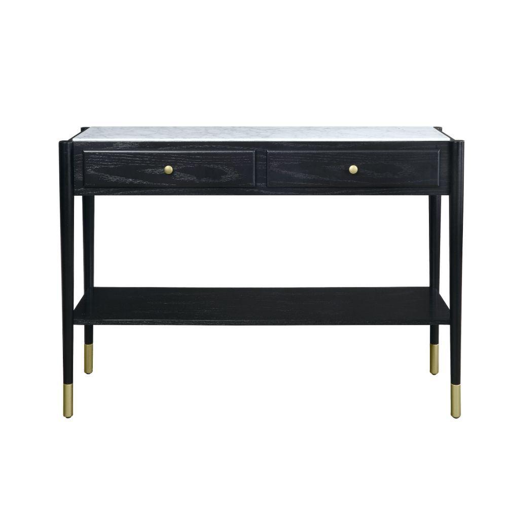 

    
Acme Furniture Atalia Sofa Table White / Black 83228
