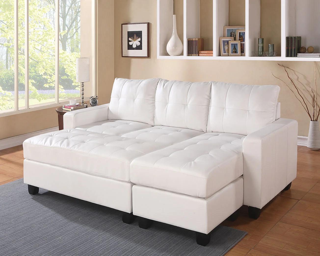 

                    
Acme Furniture Lyssa Sectional w/ Ottoman White Leather Match Purchase 
