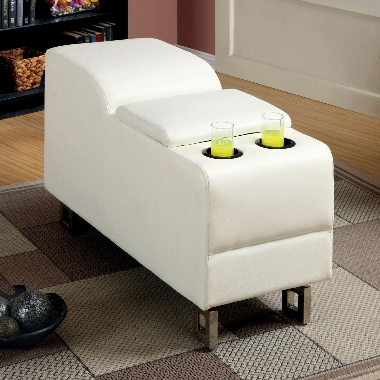 

    
Furniture of America Kemi Sectional Sofa White CM6553WH-PK
