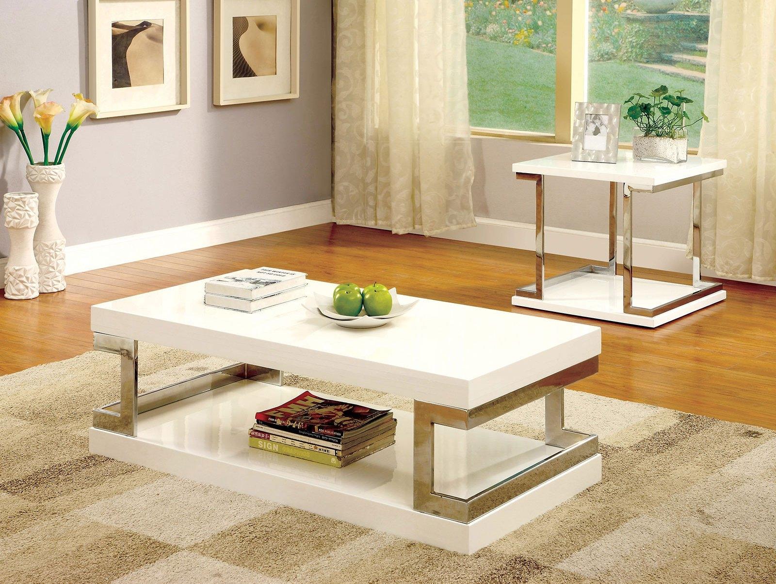 

    
Furniture of America CM4486C Meda Coffee Table White CM4486C
