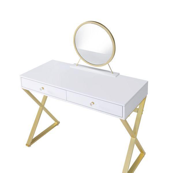 

                    
Acme Furniture AC00667 Coleen Vanity w/Mirror White  Purchase 
