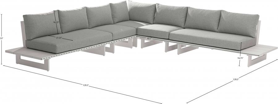 

    
Meridian Furniture Maldives Patio Modular Sectional Sec2A 337Grey-Sec2A Patio Modular Sectional Light Grey/White 337Grey-Sec2A
